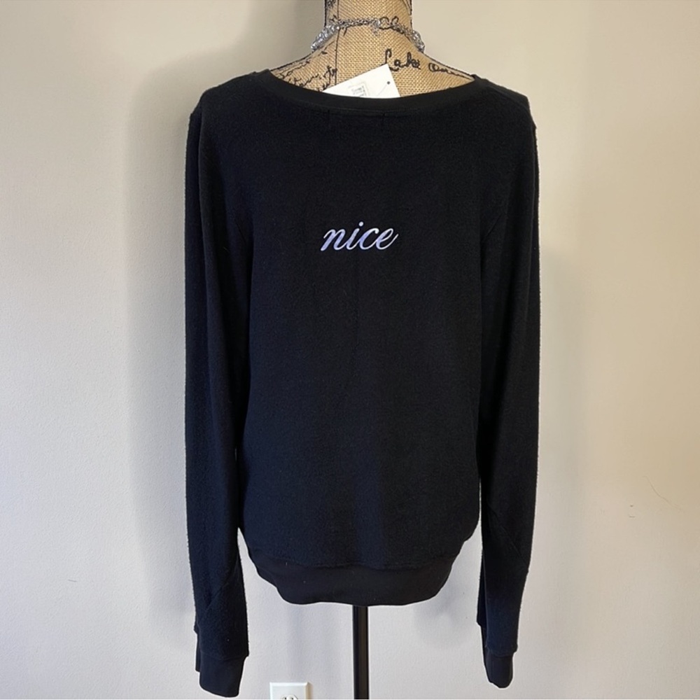Wildfox Black naughty and nice sweatshirt - Picture 5 of 10